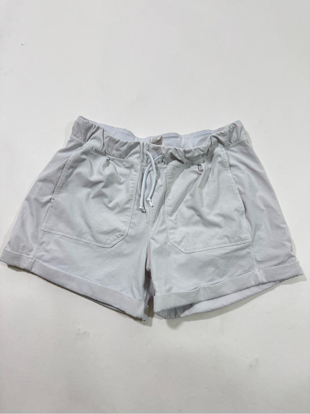 Ivivva By Lululemon Cuffed Shorts Light Grey